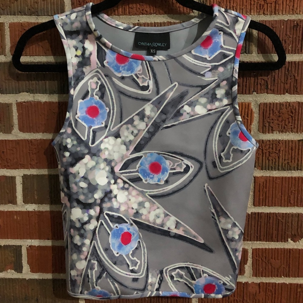 NWOT Cynthia Rowley Crop Top size XS extra small